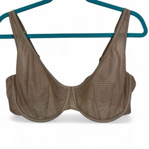 THIRDLOVE Unlined Modern Mesh Scoop Bra 38E
